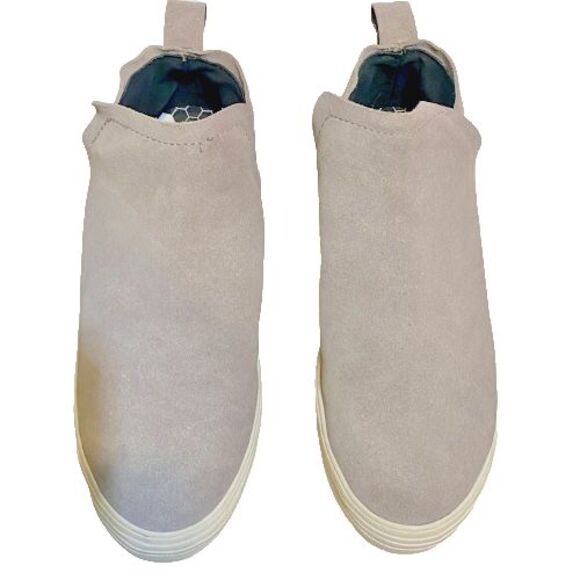 Womens Size 7 Dolce Vita Ankle Boot Sneaker Gray Comfort Casual Fashion Suede - Picture 1 of 5